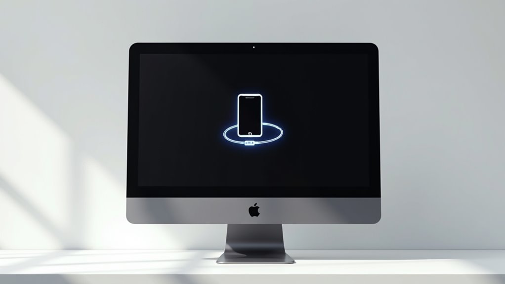 backup iPhone przez Mac