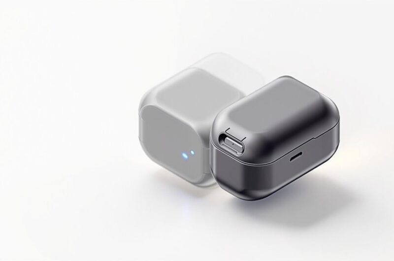 wybieranie etui ochronnego na airpodsy