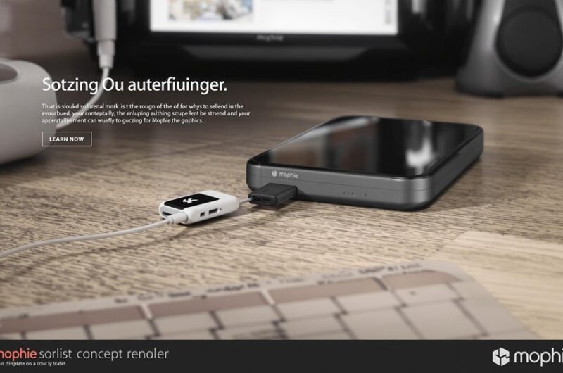 wybieranie modelu powerbanku mophie