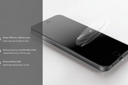 czyszczenie iPhone 5 krok po kroku