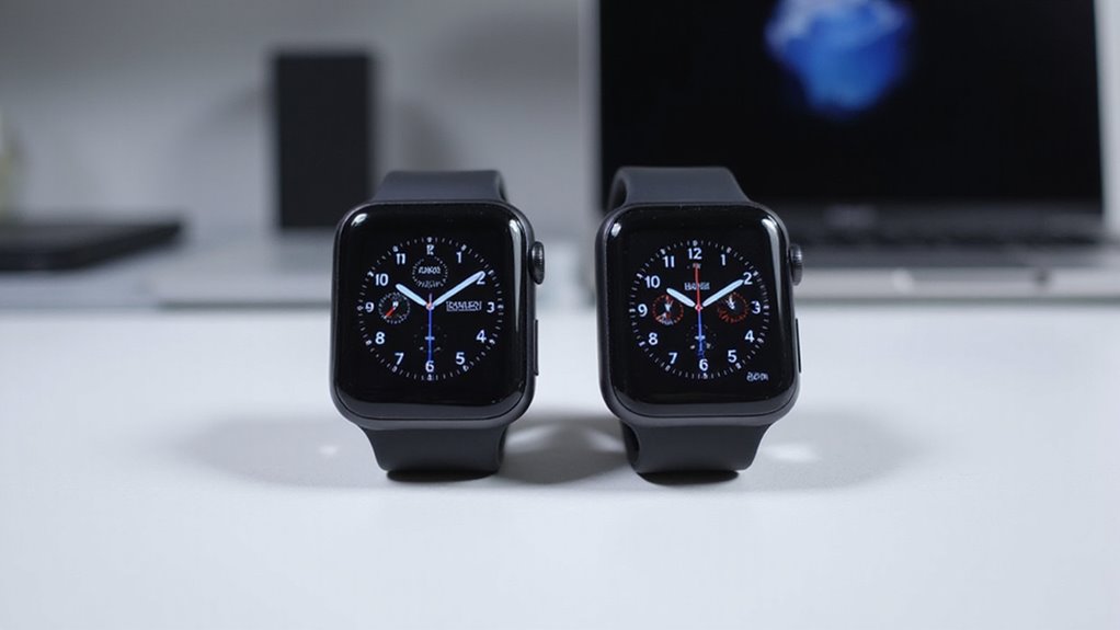 porównanie różnic między seriami zegarków