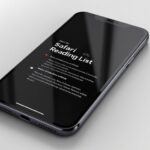 włącz listę czytelniczą Safari