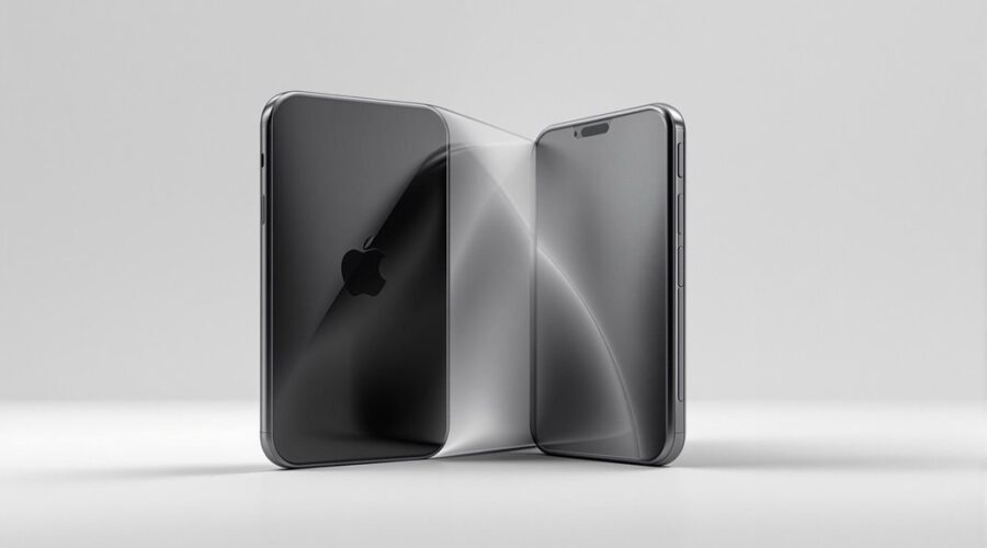 plotki o składanym iPhonie smartfonie
