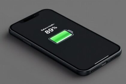 poziom baterii iPhone 89