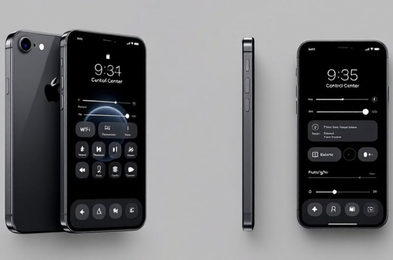 używanie centrum sterowania iPhone'a