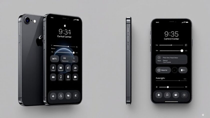 używanie centrum sterowania iPhone'a
