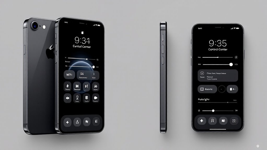 używanie centrum sterowania iPhone'a