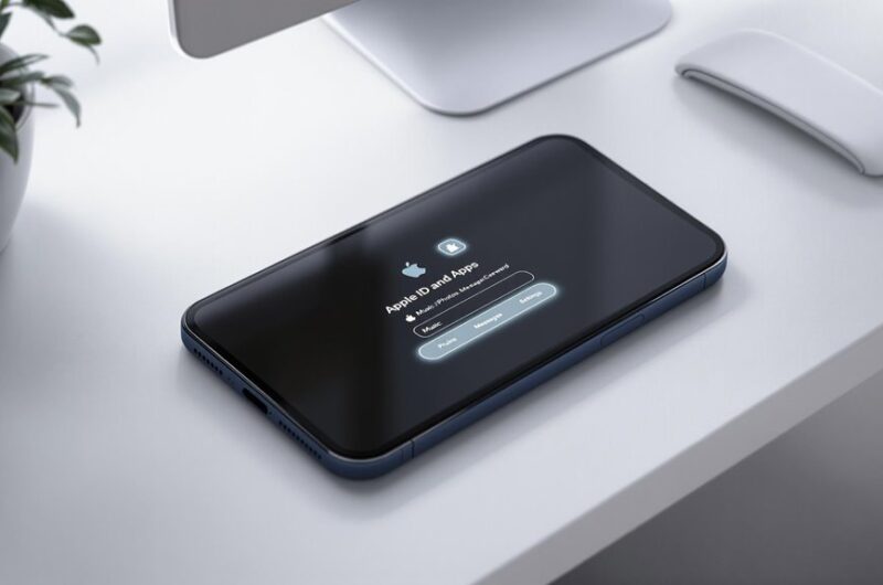 łączenie aplikacji Apple ID