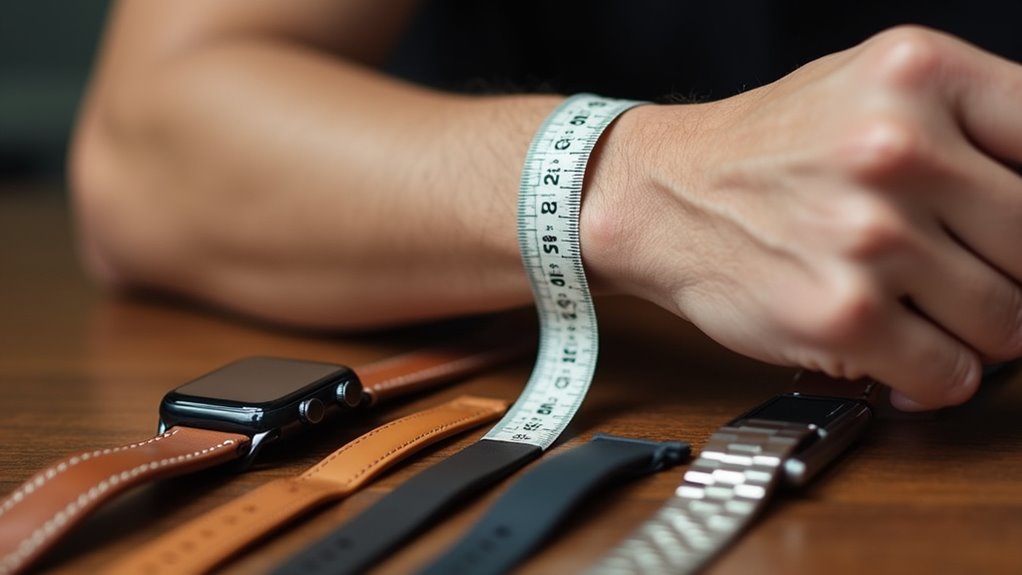 zmierz nadgarstek, aby dobrać rozmiar