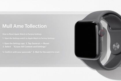 zresetuj Apple Watch do ustawień fabrycznych