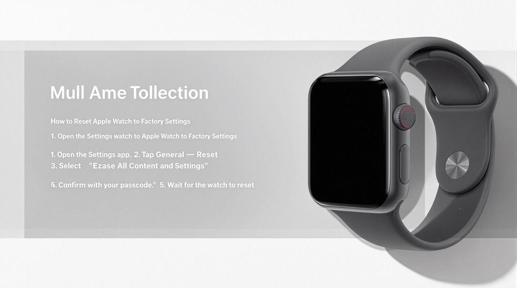zresetuj Apple Watch do ustawień fabrycznych