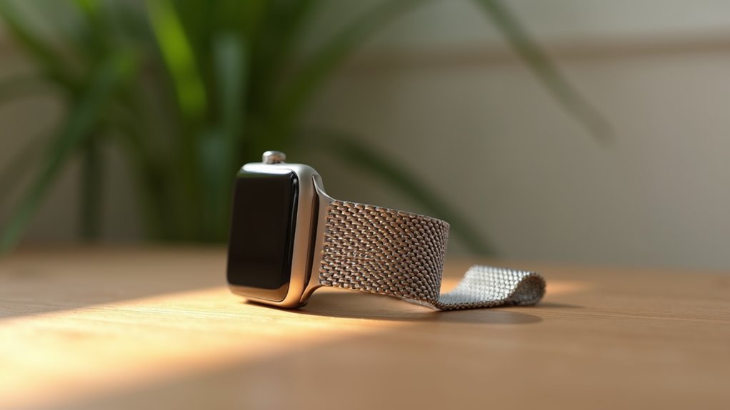 smukła siatkowa opaska na mniejsze nadgarstki