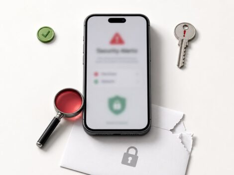 ostrzeżenie o phishingu SMS Apple ID