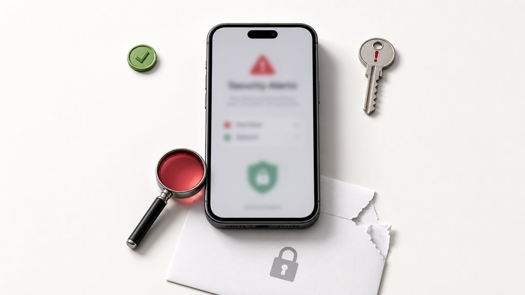 ostrzeżenie o phishingu SMS Apple ID