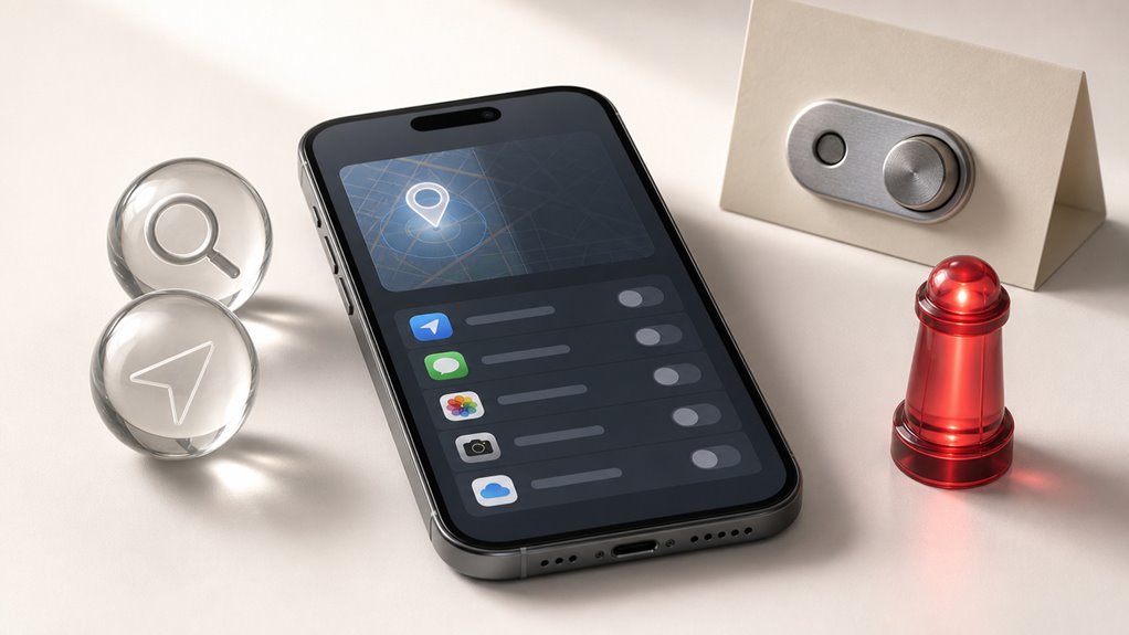 wskaźniki śledzenia lokalizacji w tle na iOS