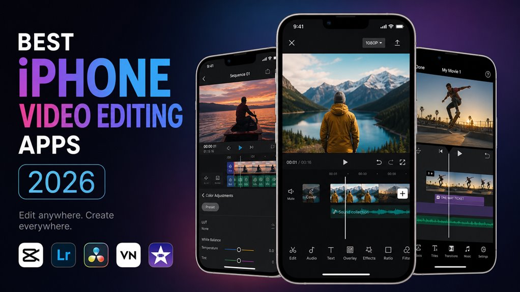 najlepsze aplikacje do edycji wideo na iOS 2026