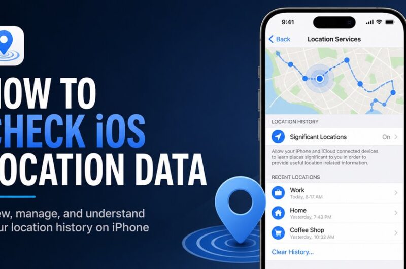 sprawdź zbieranie danych lokalizacji iOS