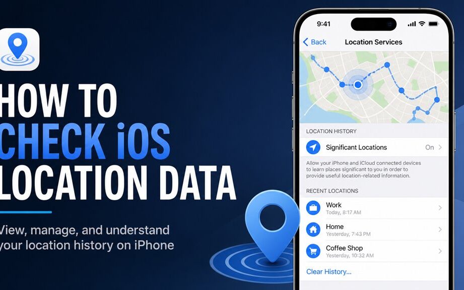 sprawdź zbieranie danych lokalizacji iOS