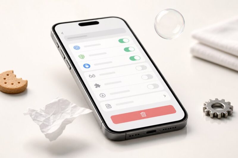 wyczyść pamięć podręczną Safari na iPhonie