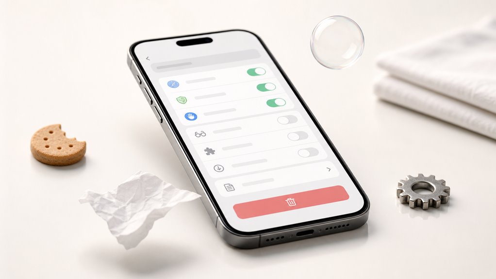 wyczyść pamięć podręczną Safari na iPhonie