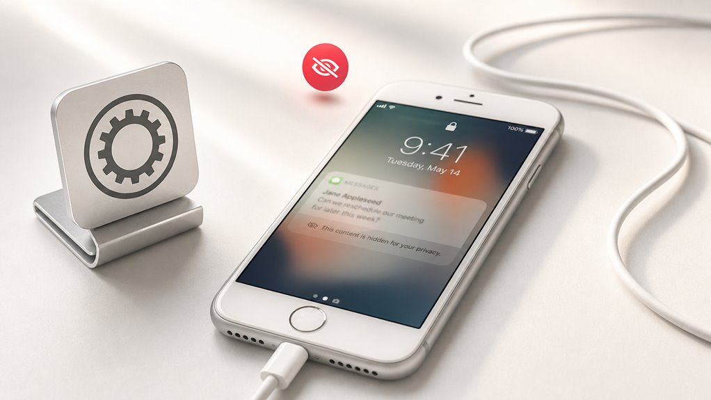 wyłącz podgląd wiadomości w systemie iOS 15 lub starszym