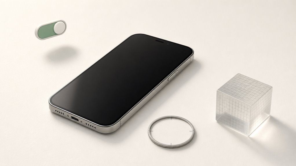 włącz siatkę w ustawieniach iPhone'a