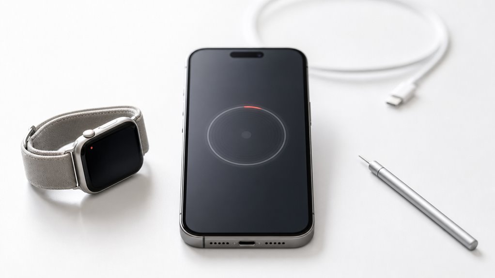 wymuszony restart naprawia czerwoną ikonę błędu na Apple Watch