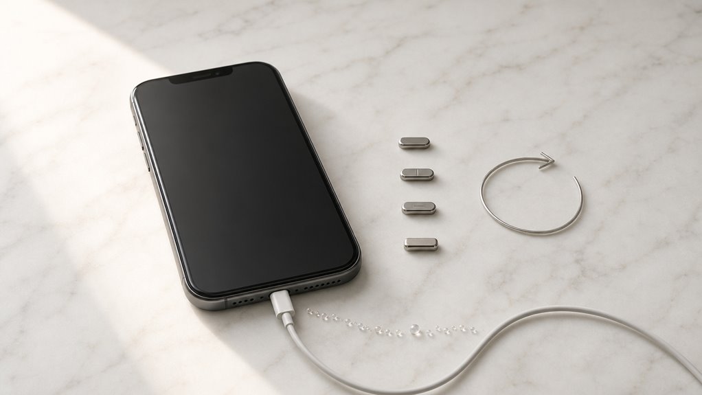 wymuszony restart w celu naprawy usterki oprogramowania iPhone'a