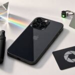 iPhone nocne zdjęcia zielone plamki