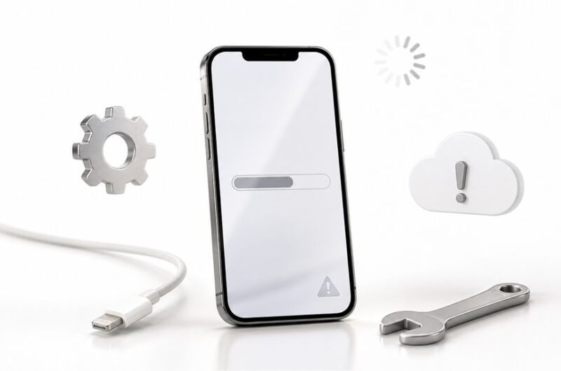 iphone nie aktualizuje się błąd ios