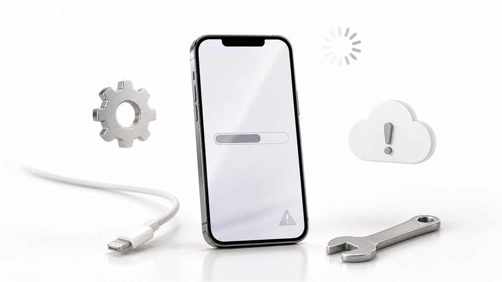 iphone nie aktualizuje się błąd ios