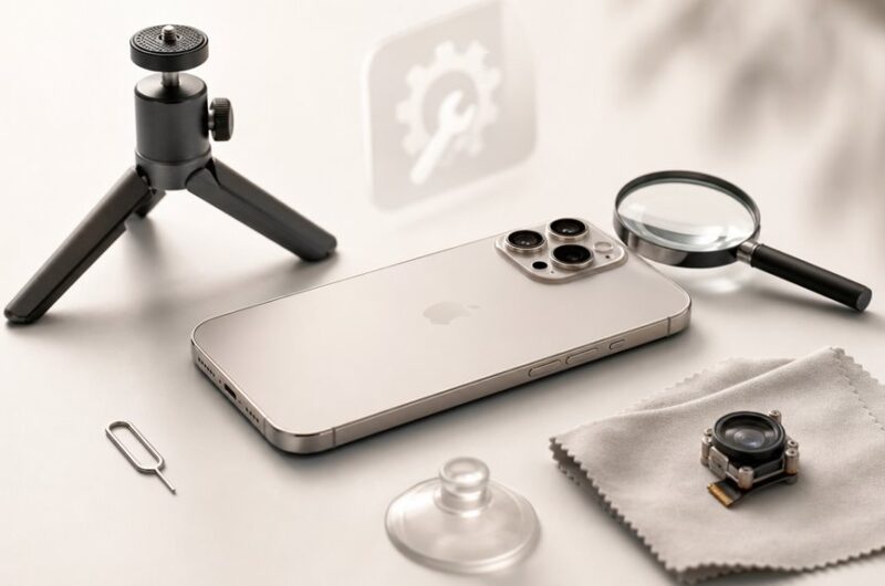 szczegóły awarii stabilizacji optycznej w iPhone