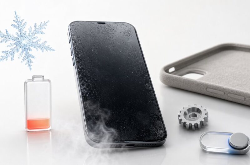 iPhone wyłącza się na zimnie