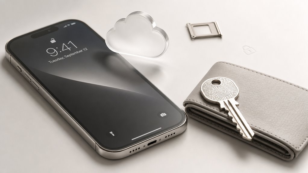 zgubione iPhone klucze dostępu zsynchronizowane opcja wymazywania