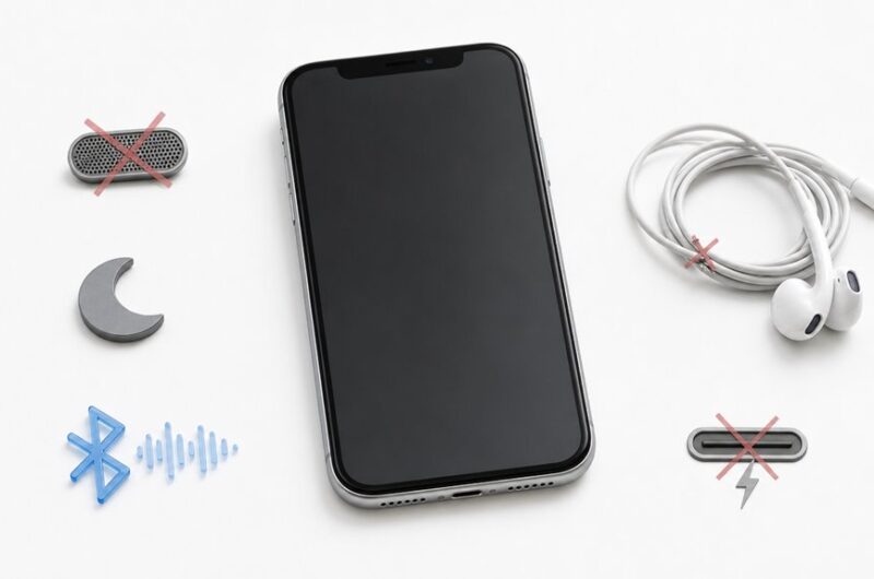brak dźwięku podczas połączeń na iPhonie