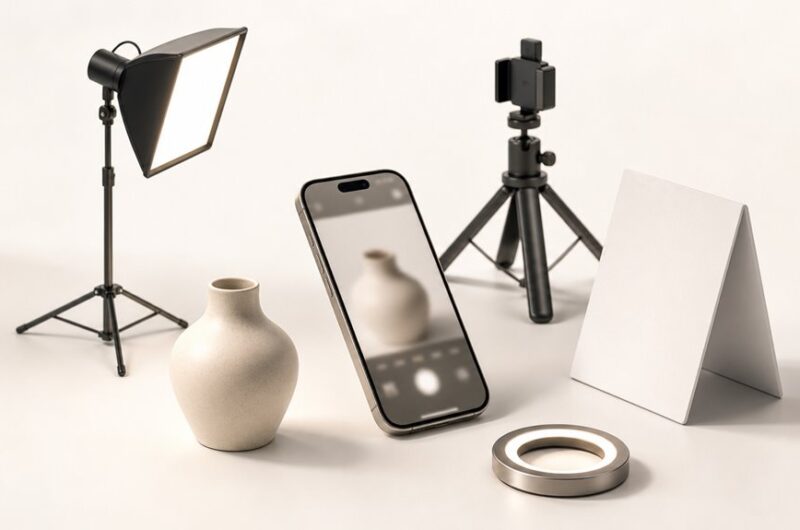 fotografia produktowa z poradami sprzedażowymi na iPhone