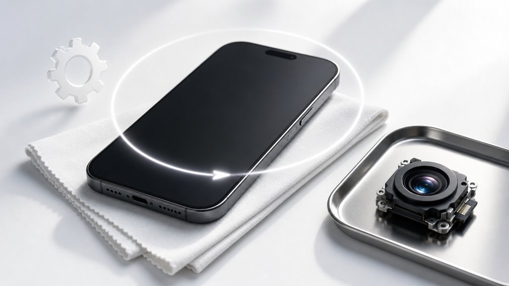 restart ustawienia aparatu iPhone reset