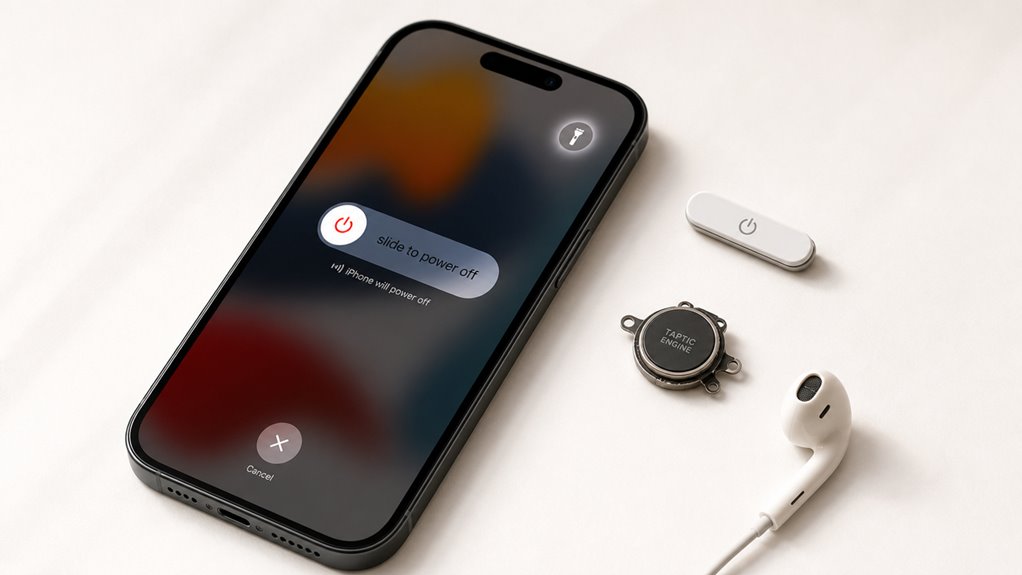 zrestartuj iPhone'a, aby naprawić działanie latarki