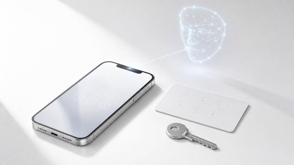 ustaw hasło dostępu sterowanego brak z Face ID