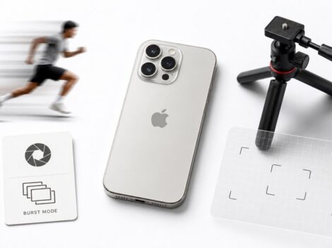 Ostre zdjęcia akcji z praktyką trybu akcji w iPhonie