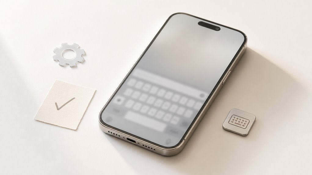 przełącz na domyślną klawiaturę Apple