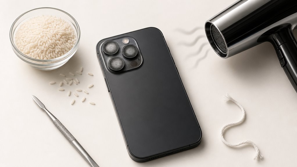 trzy pułapki suszenia iPhone'a DIY