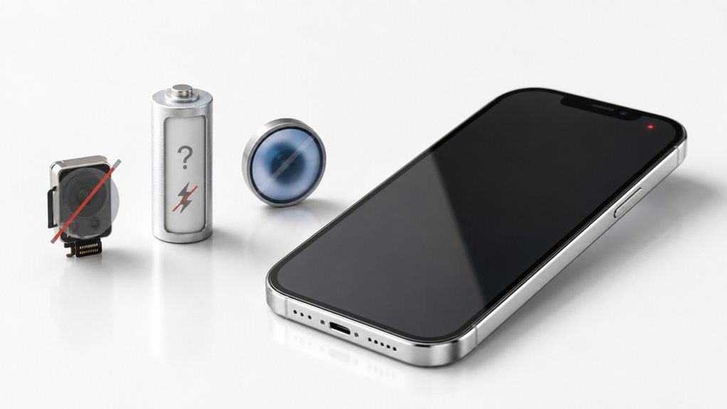 nieznana część wyłącza niektóre funkcje iPhone'a